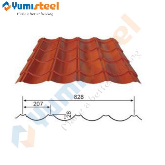 painéis de telhado ondulado