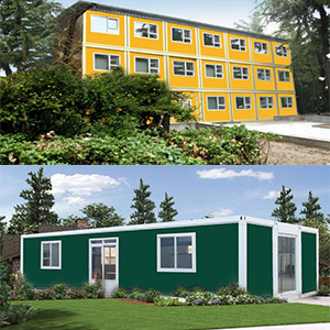 Different colors of container house