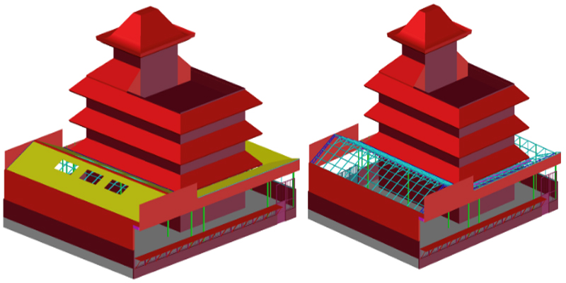 3D model of Sembawang temple