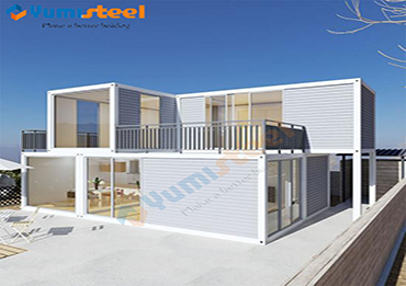 Flat packed container house for villa