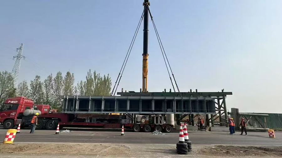 Prefabricated steel bridge