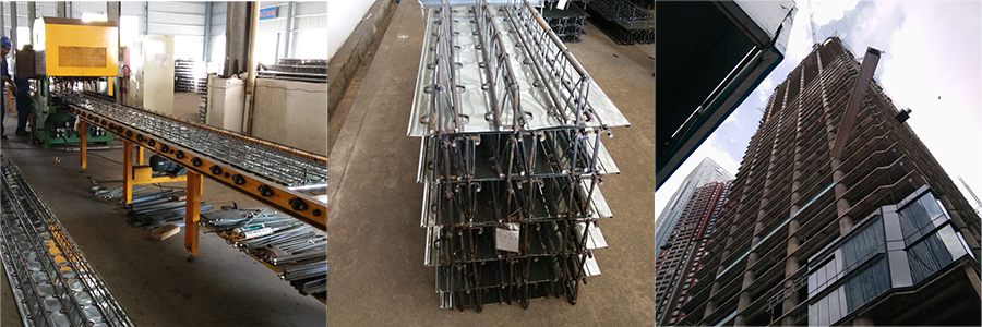 Composite metal floor decking
