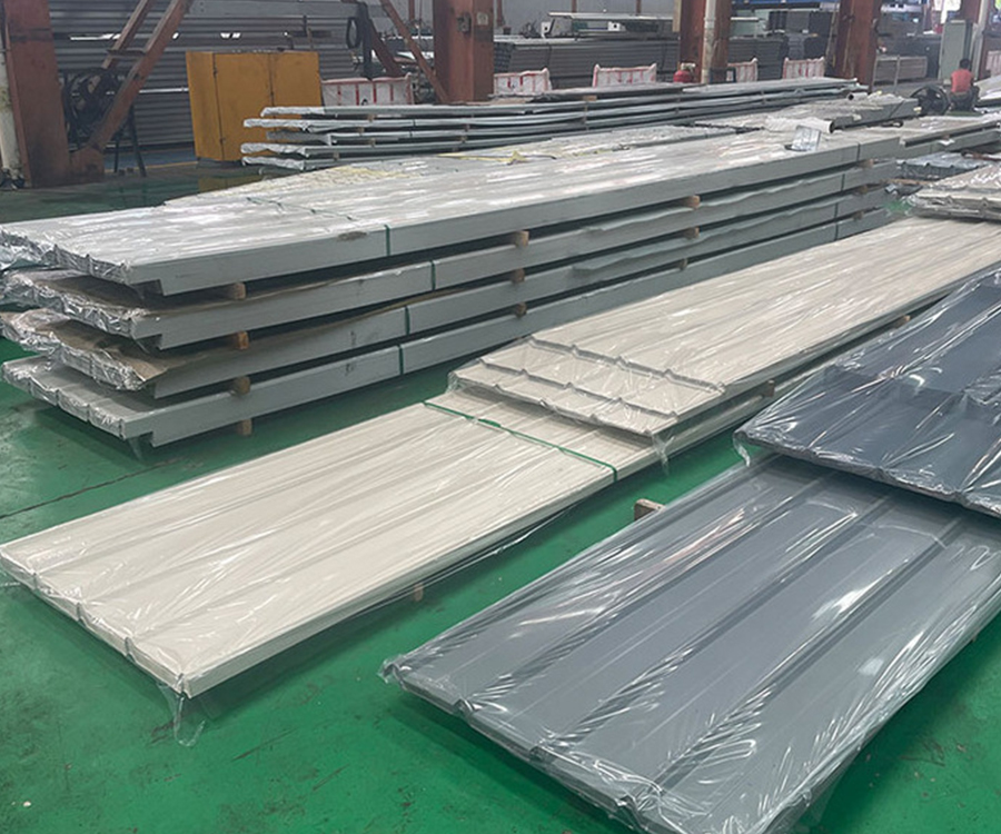 Corrugated sheet packing