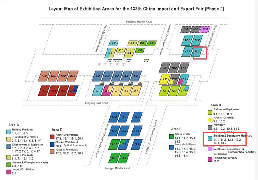 Booth Location