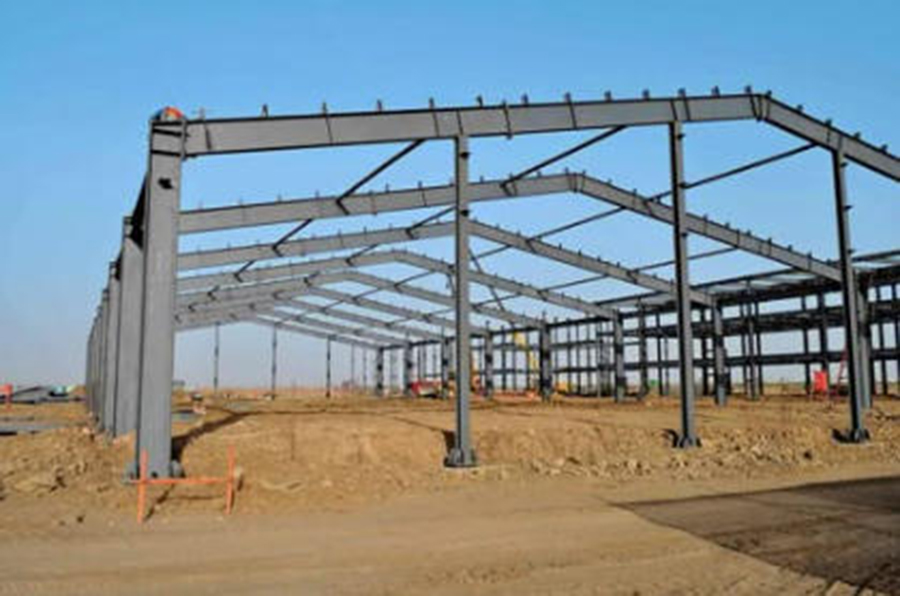 Prefabricated steel warehouse