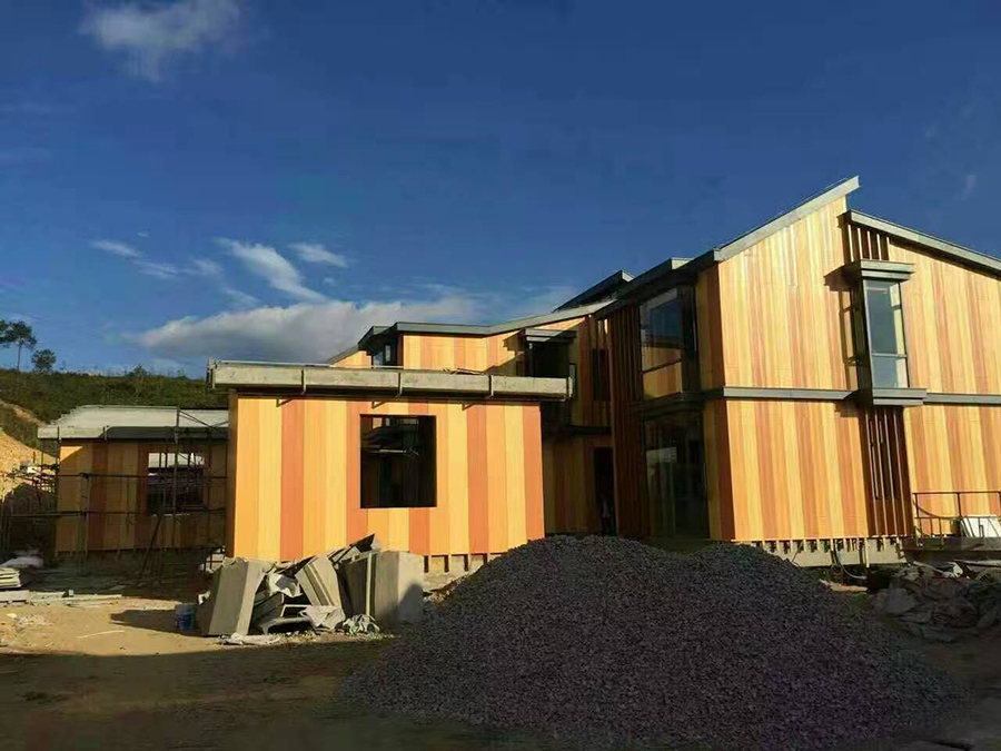 Steel structure villa