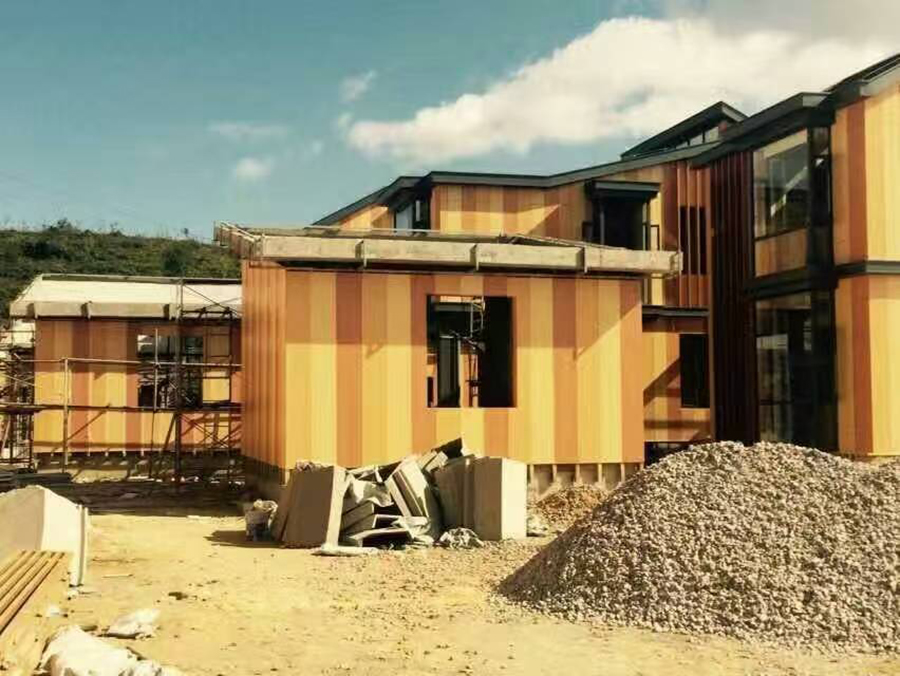 Steel structure villa