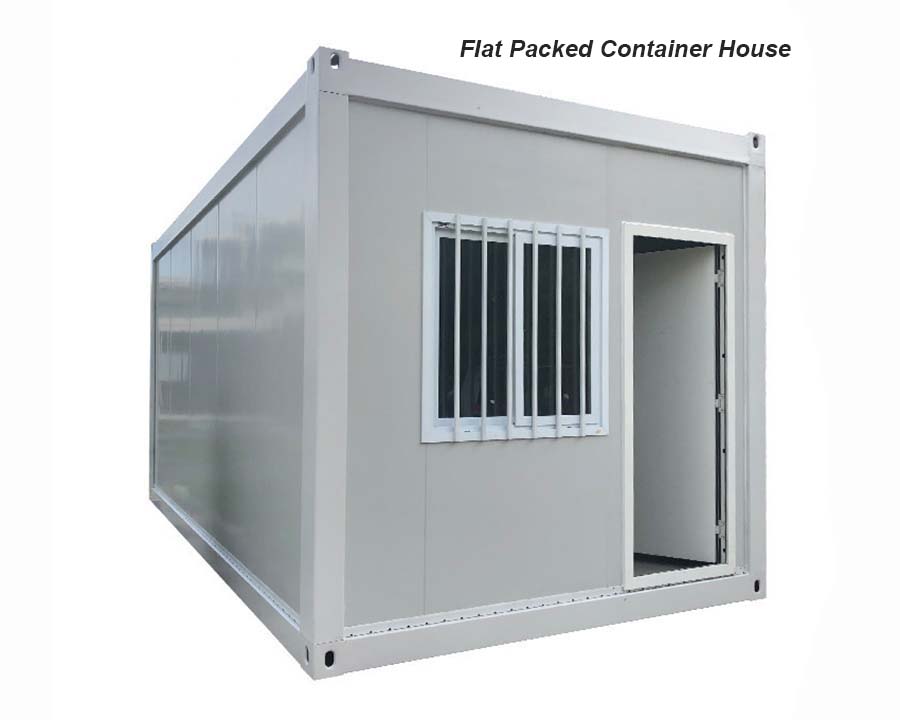 Flat packed container house