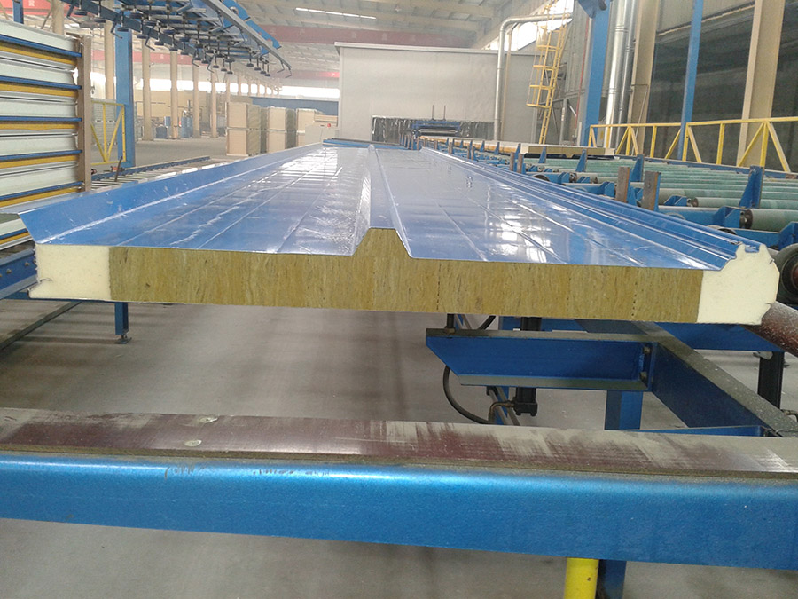 PU sealed rockwool sandwich panels