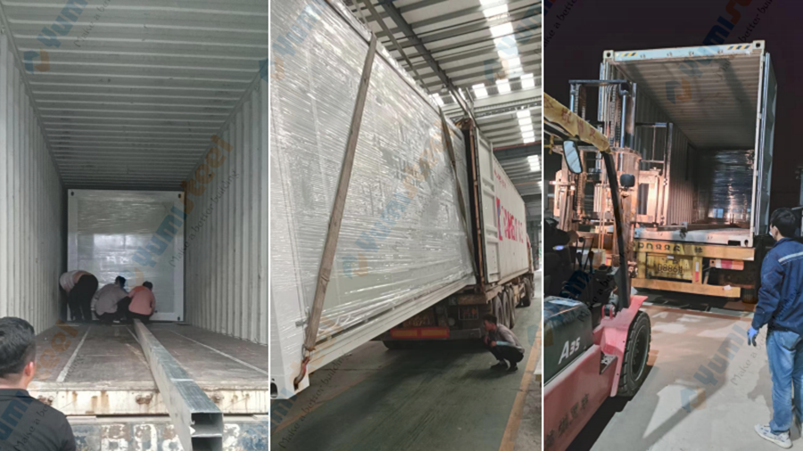 Expandable Container house packing