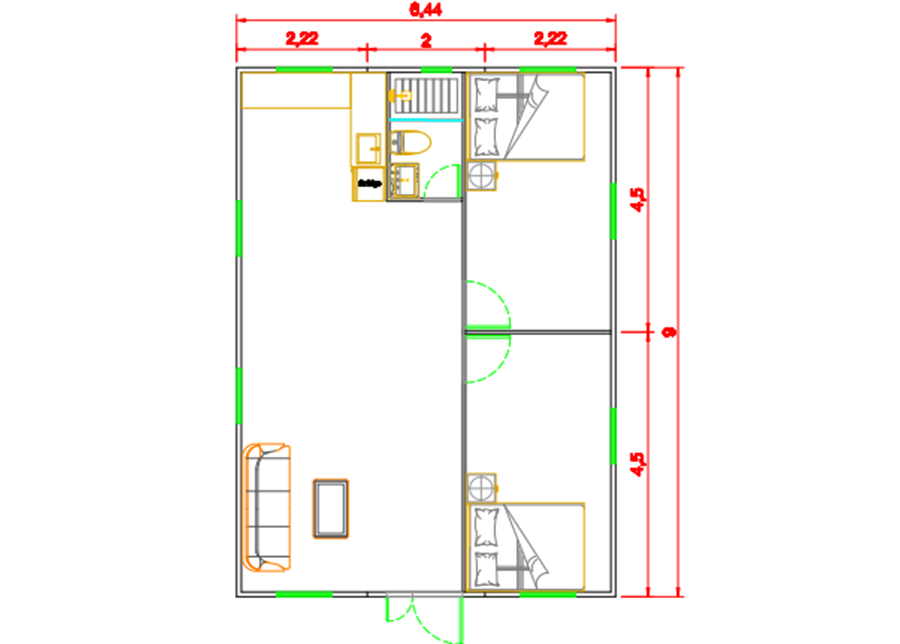 30 sq ft