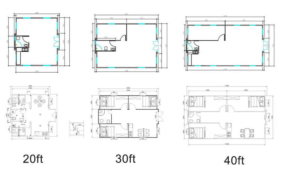 Container house layout