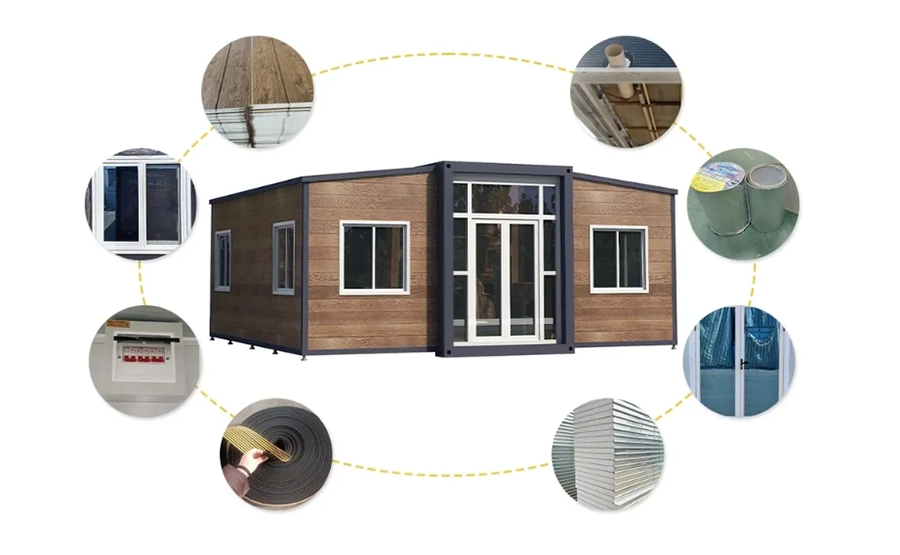 Expandable container house