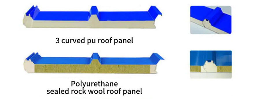 Roof sandwich panels