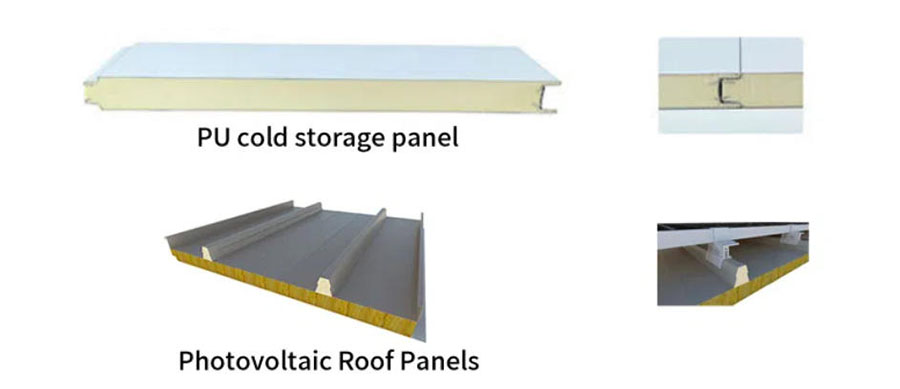 wall and roof sandwich panels