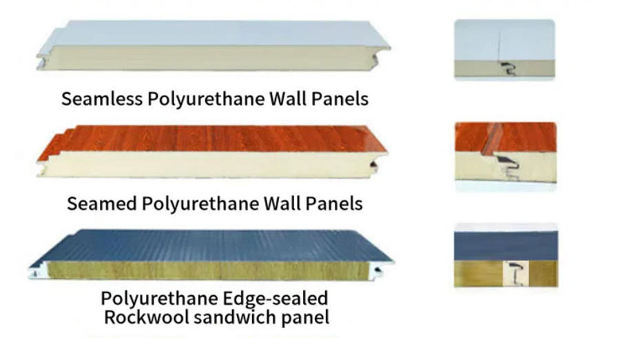 Polyurethane wall sandwich panels