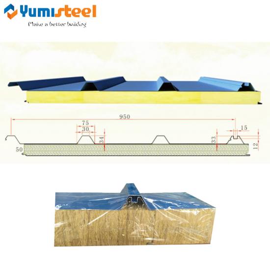 structural sandwich panel roof