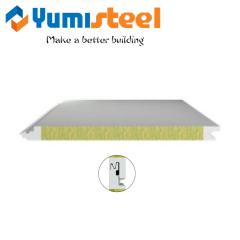 China principal fabricante Painéis sanduíche com isolamento em lã de rocha e revestimento em PU para oficinas e câmaras frigoríficas.