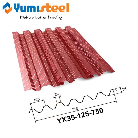 Chapa de alumínio perfurada