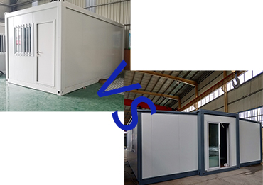 Recipiente plano versus recipiente dobrável expansível