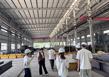 Visita guiada à fábrica de estruturas de aço da Yumisteel
