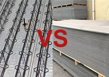 Floor Decking vs laje de piso de concreto armado tradicional