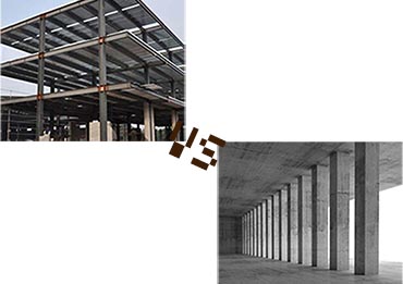 Estrutura de aço pré-fabricada versus estrutura de concreto tradicional